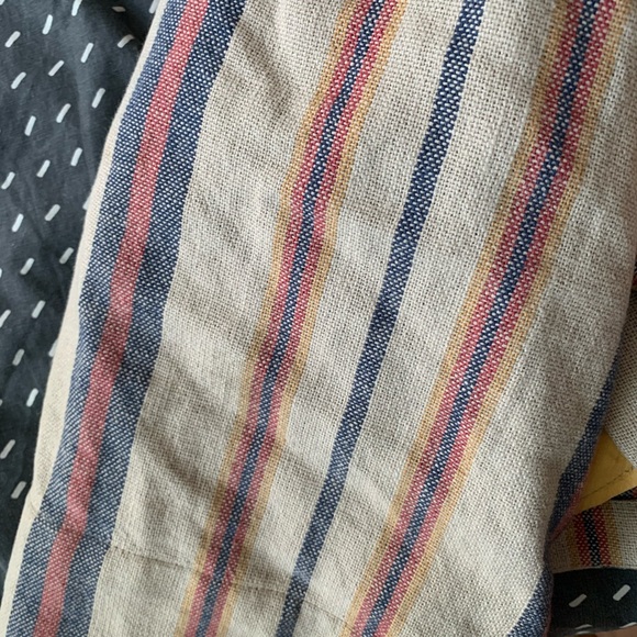 Unisex Tia Cibani Striped Linen/Cotton Jacket, Sz 5/6 - Picture 8 of 10